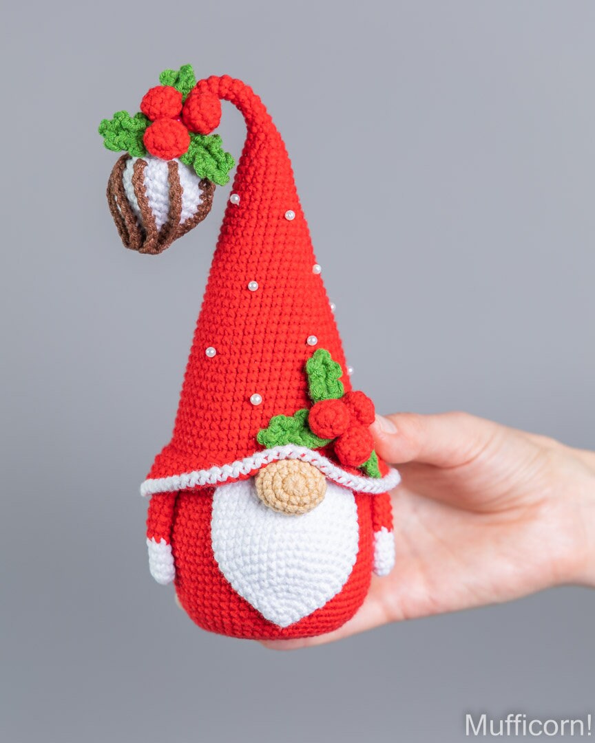 Christmas Gnome with Mug & Meringues