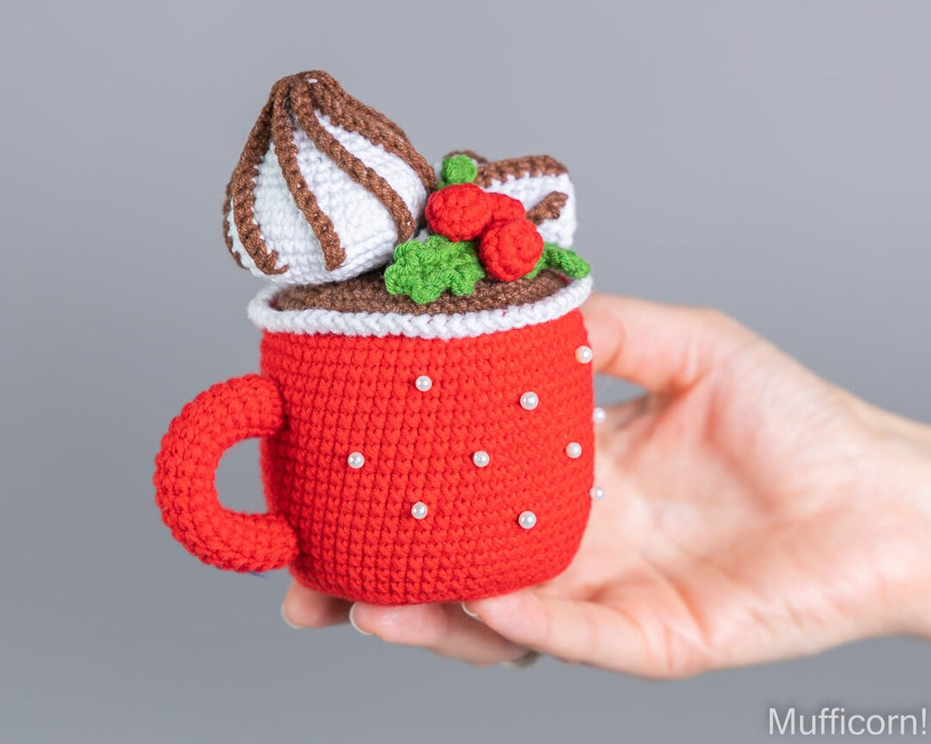 Christmas Gnome with Mug & Meringues