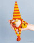 Halloween gnome with Pumpkin & Latte