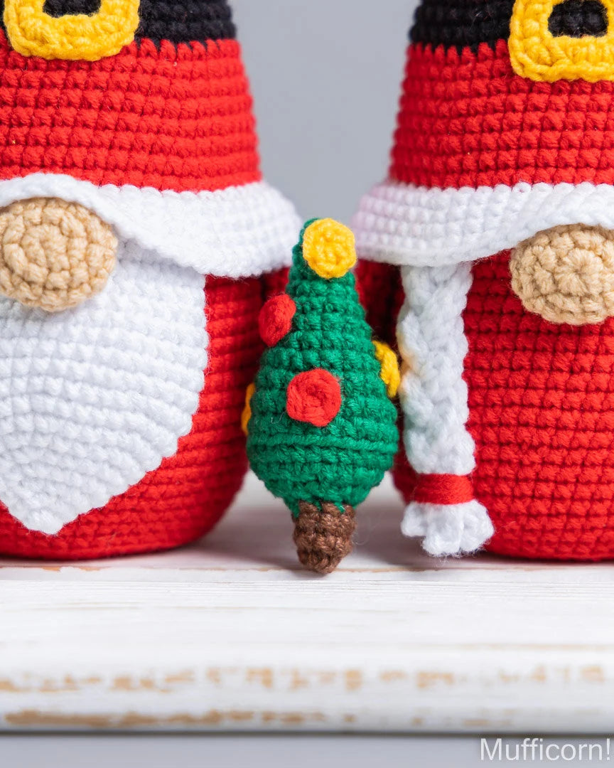 Crochet Patterns Bundle: Santa Gnomes & Christmas Tree gnome