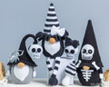 Crochet patterns bundle: Black andd White Halloween Gnomes