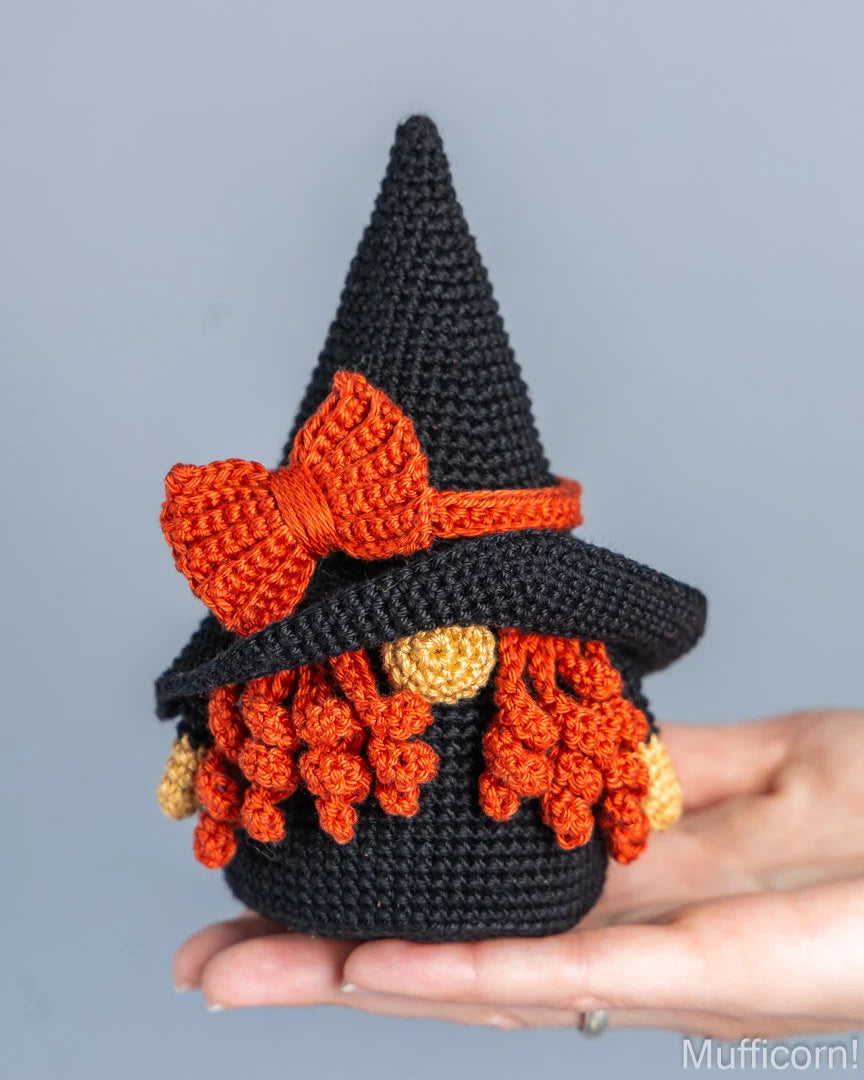 Witch Gnome with a Broom