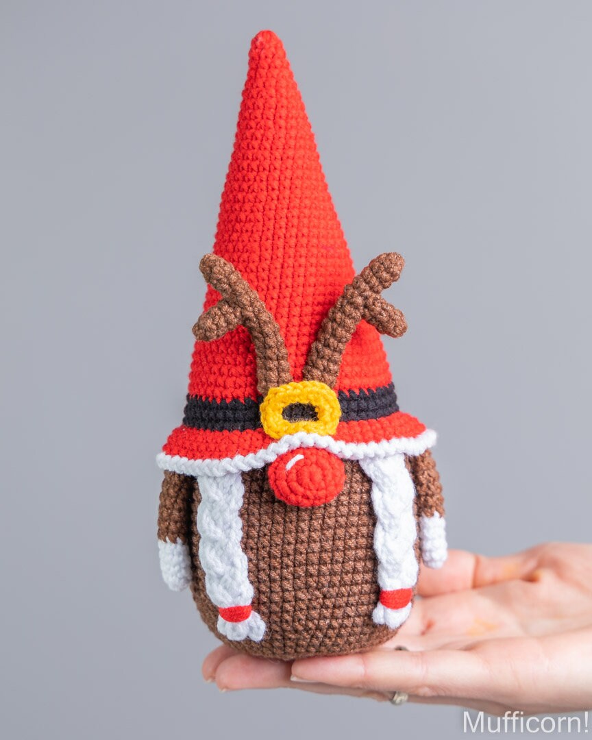 Crochet Patterns Bundle: Reindeer & Christmas Tree gnomes