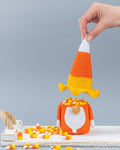 Halloween gnome candy corn Candy Keeper