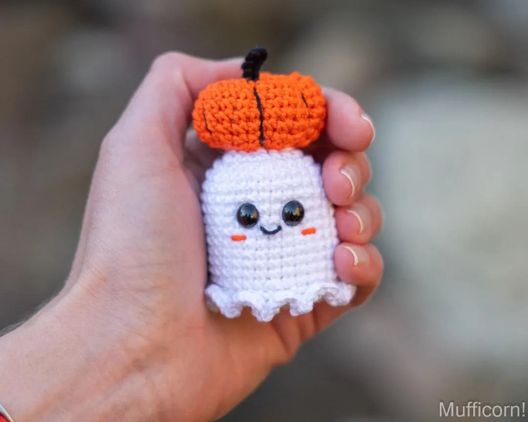 Halloween Ghost with Pumpkin