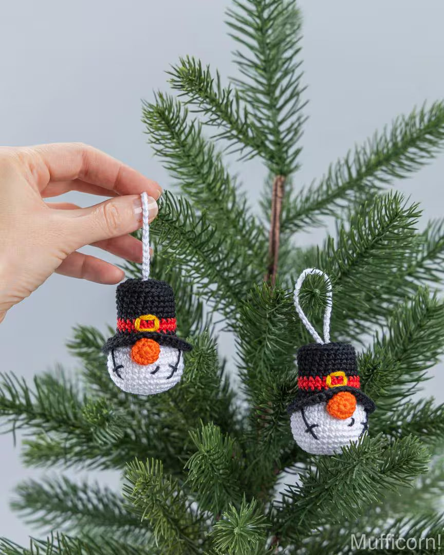Christmas Tree & Snowman Ornaments Bundle