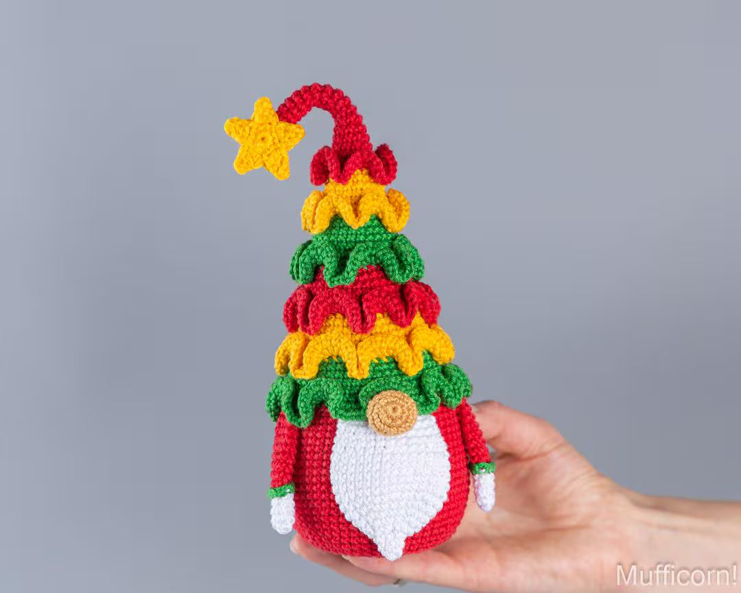 Crochet Patterns Bundle: Christmas Tree Gnomes