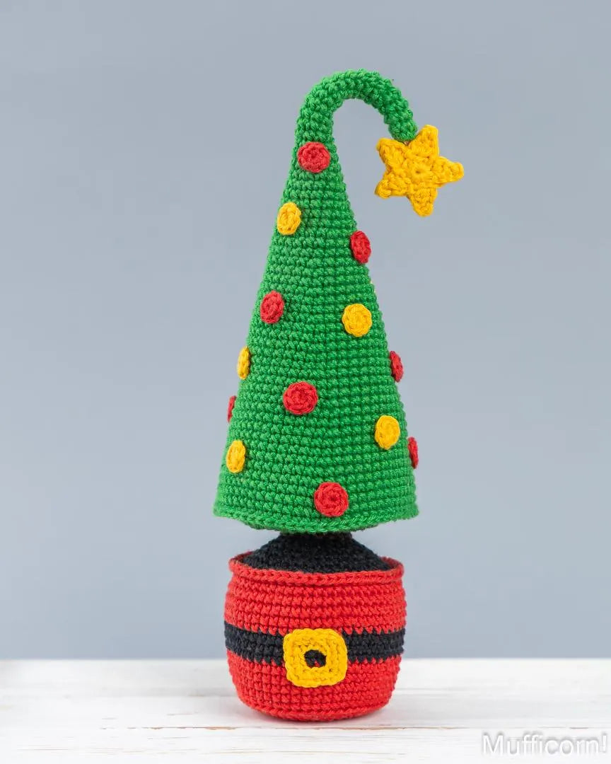 Crochet Patterns Bundle: Chtistmas Tree Gnomes with Christmas Tree