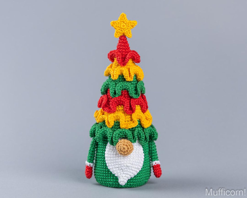Christmas Tree Gnome Rainbow Candy Keeper