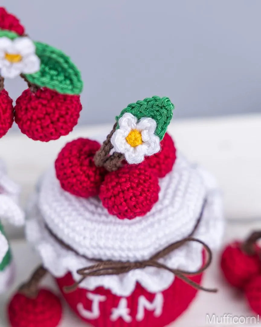 Cherry Gnome with a Jar of Jam