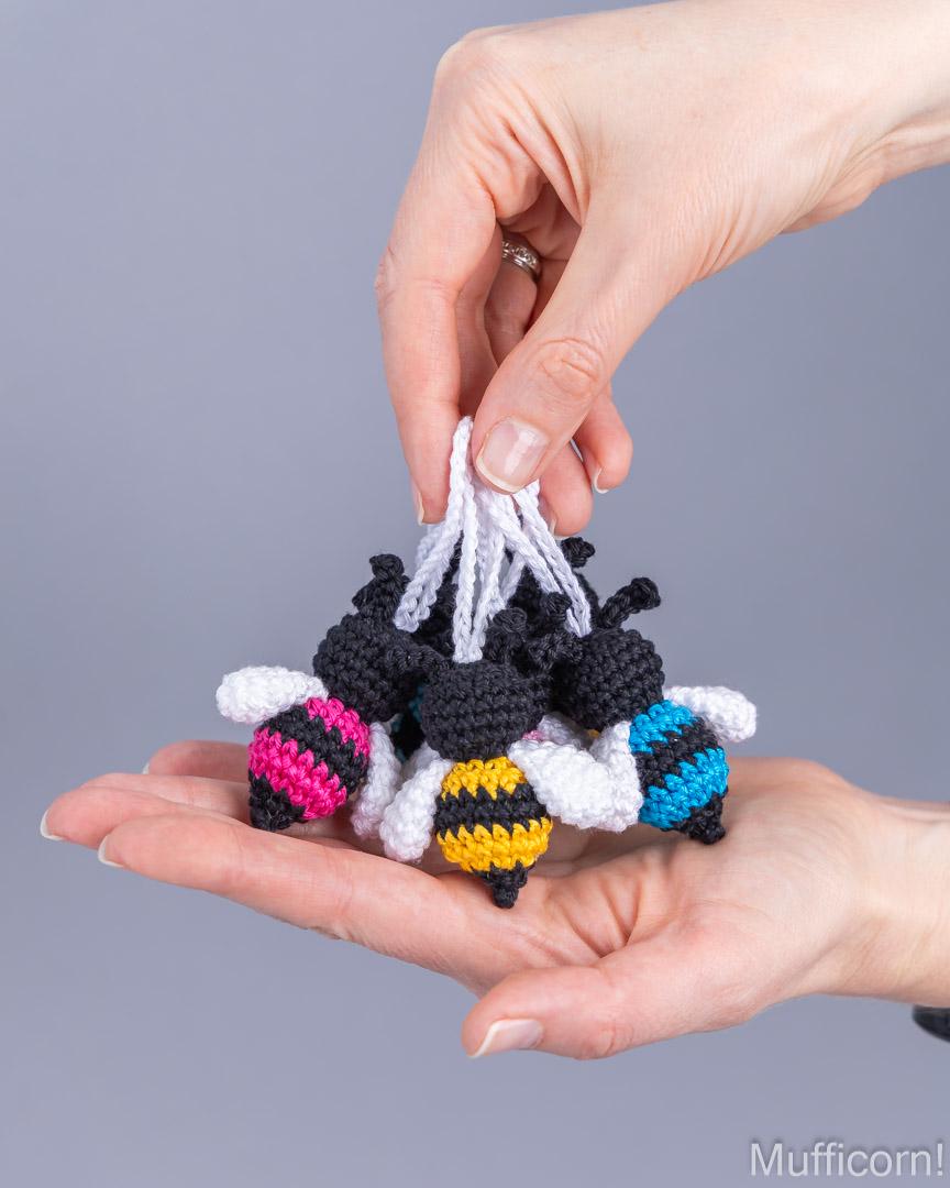 Bee keychains