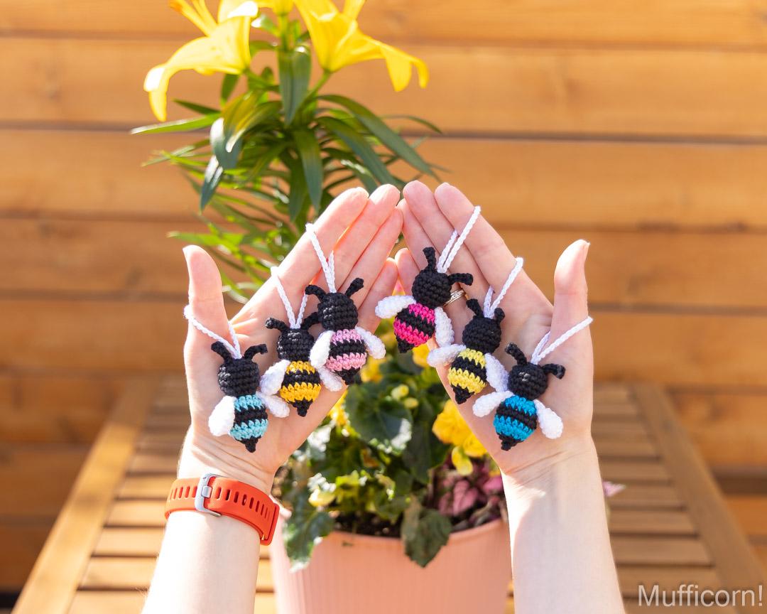 Bee keychains