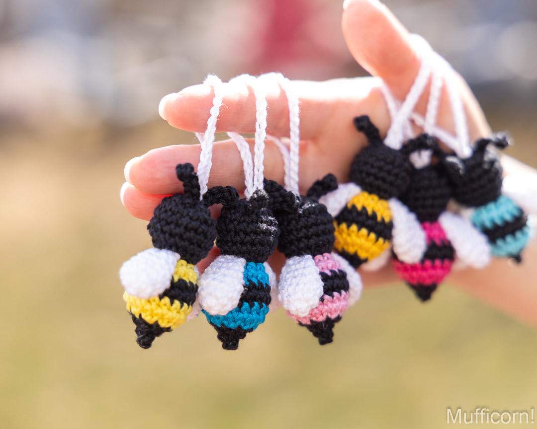Bee keychains