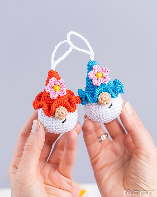 Flower Gnomes Keychains