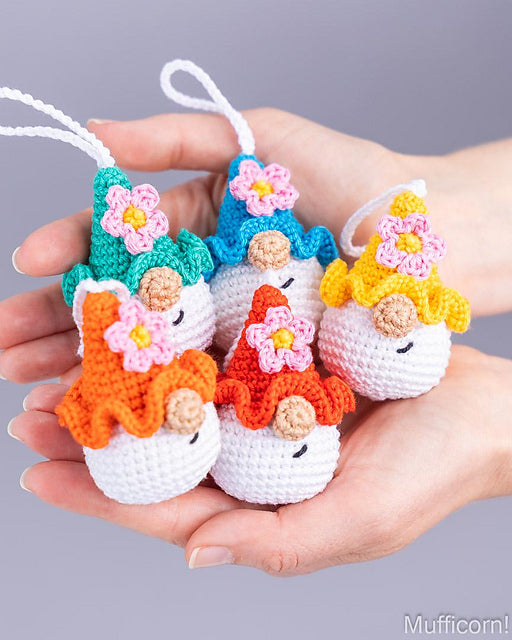 Flower Gnomes Keychains
