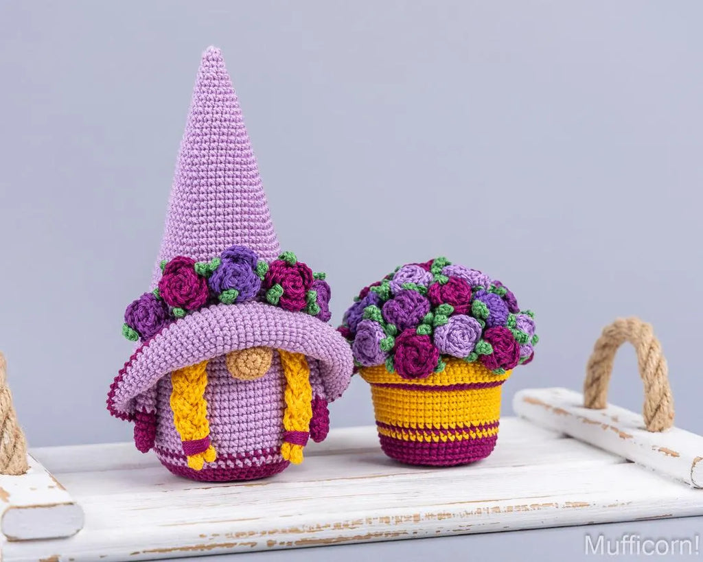 Flower Gnome with a Flower pot