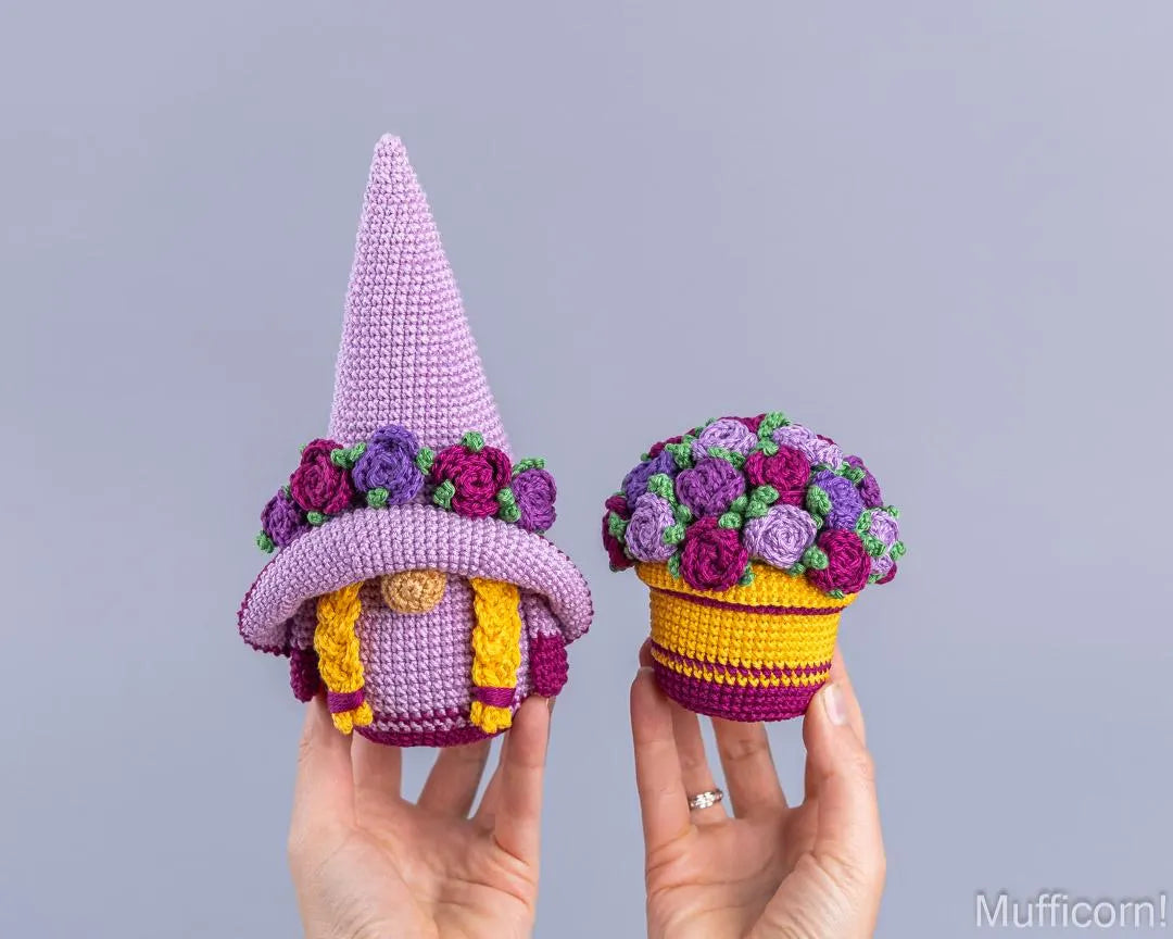 Flower Gnome with a Flower pot