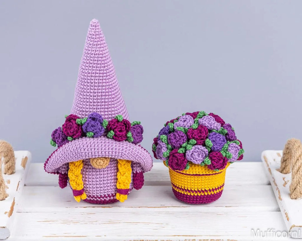 Flower Gnome with a Flower pot