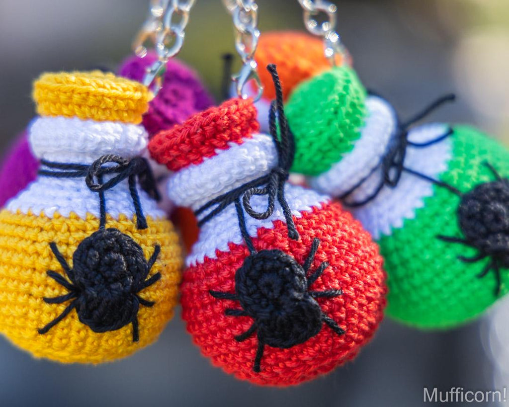 Potion Bottle with Spider