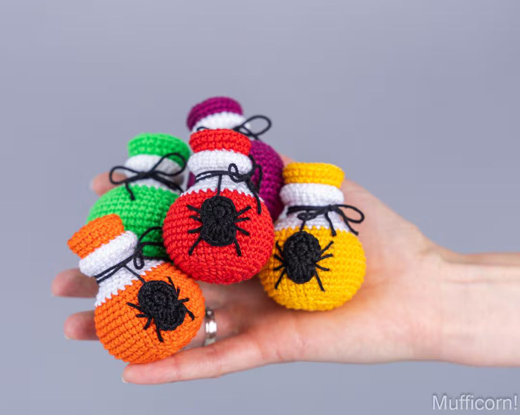 Potion Bottle with Spider