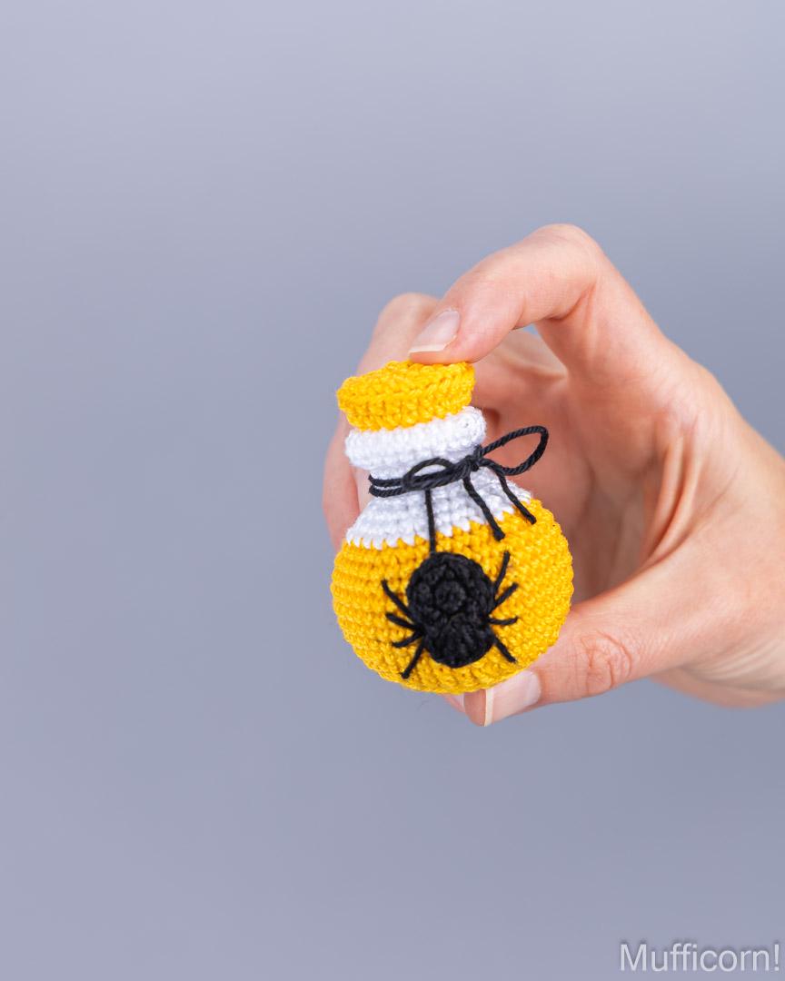 Potion Bottle with Spider