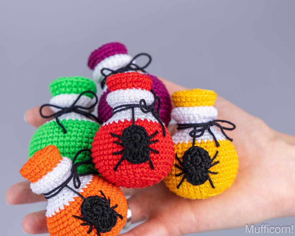 Potion Bottle with Spider