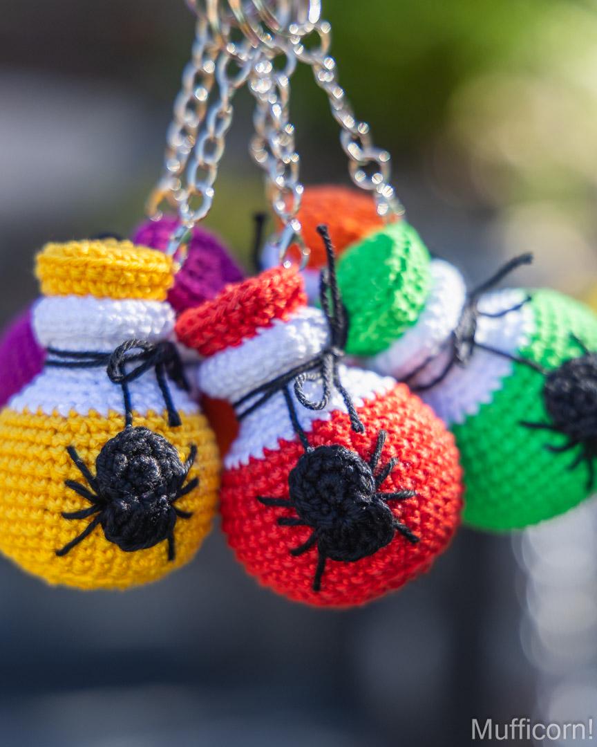 Potion Bottle with Spider