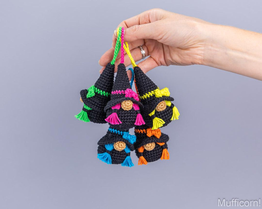 Halloween Witch gnomes Keychains
