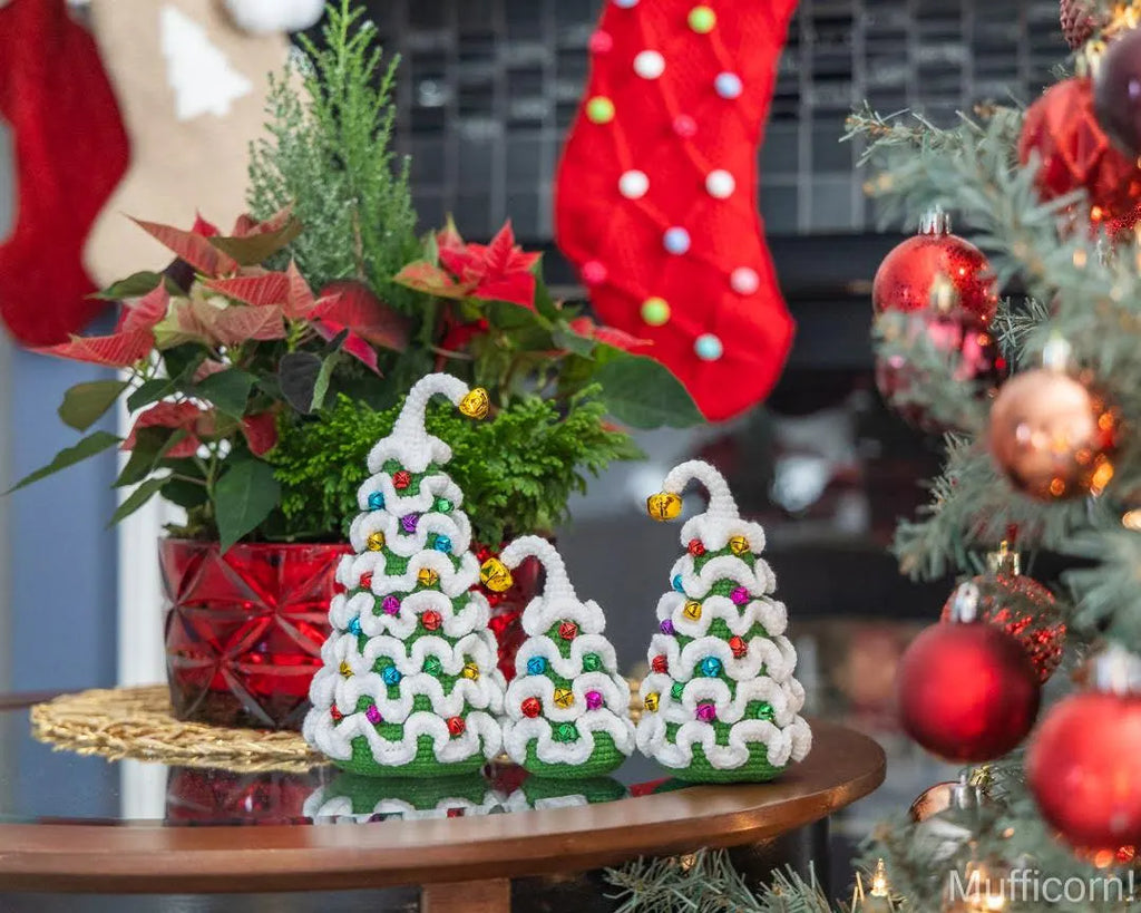 Crochet Patterns Bundle: Christmas trees