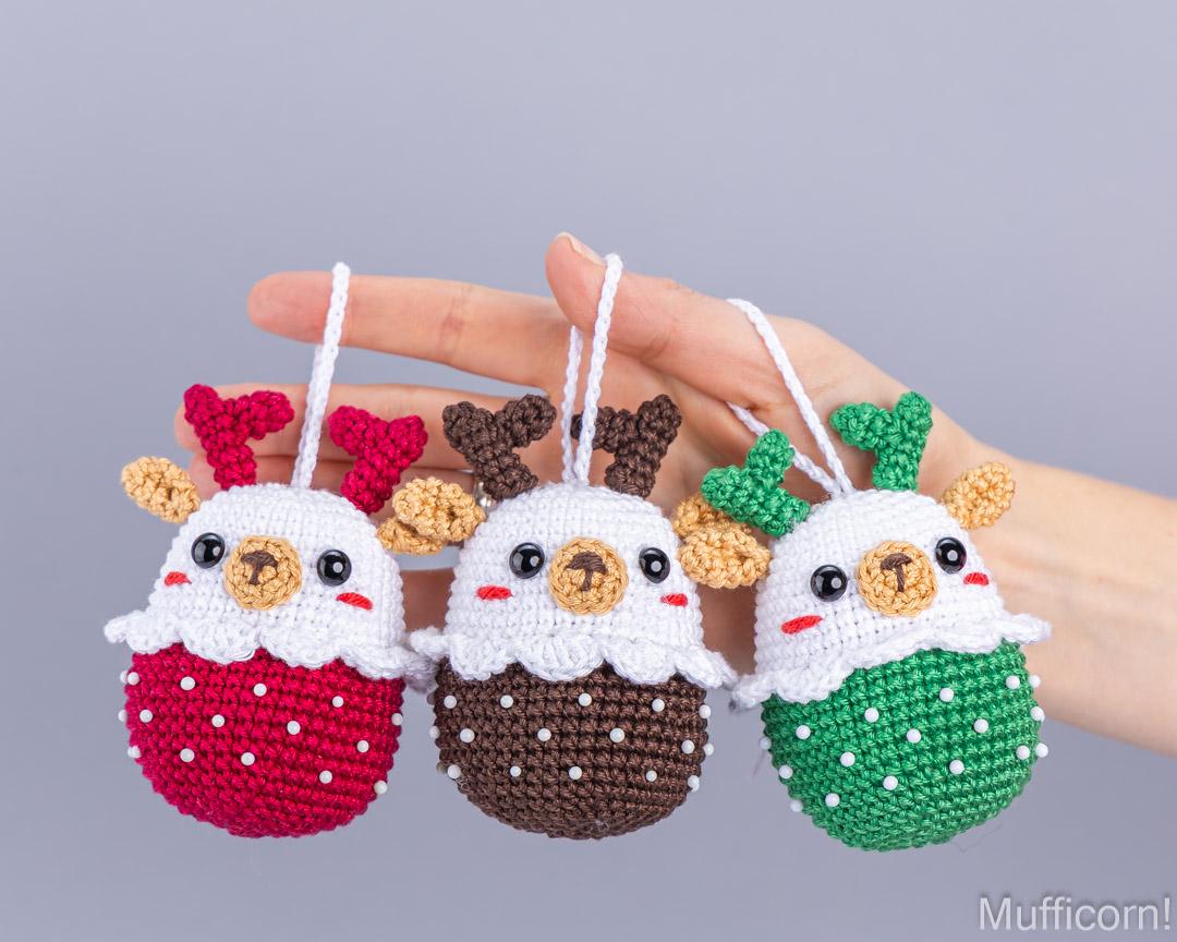 Christmas Reindeer ornaments