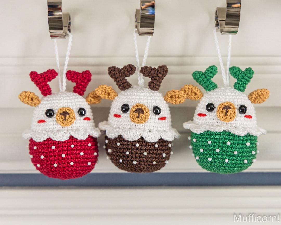 Christmas Reindeer ornaments