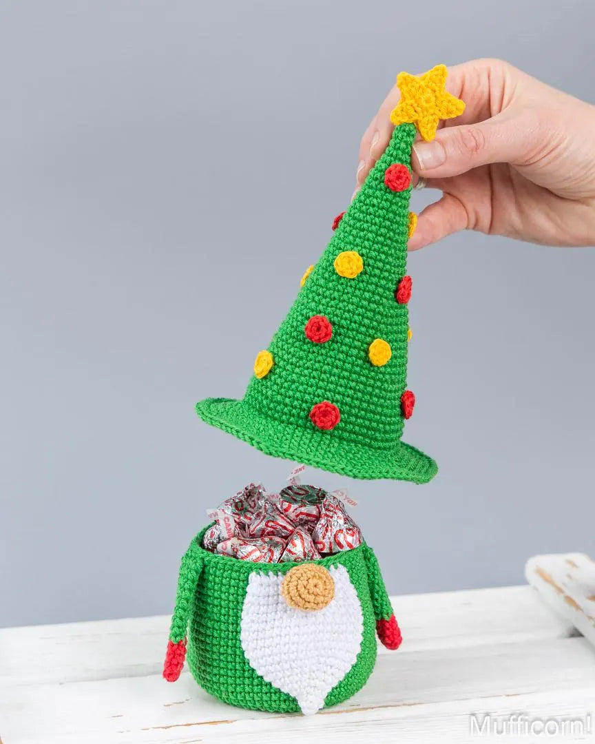 Christmas tree gnome Candy Keeper