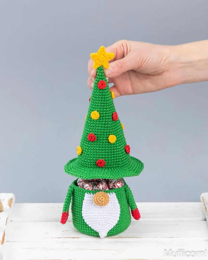 Christmas tree gnome Candy Keeper