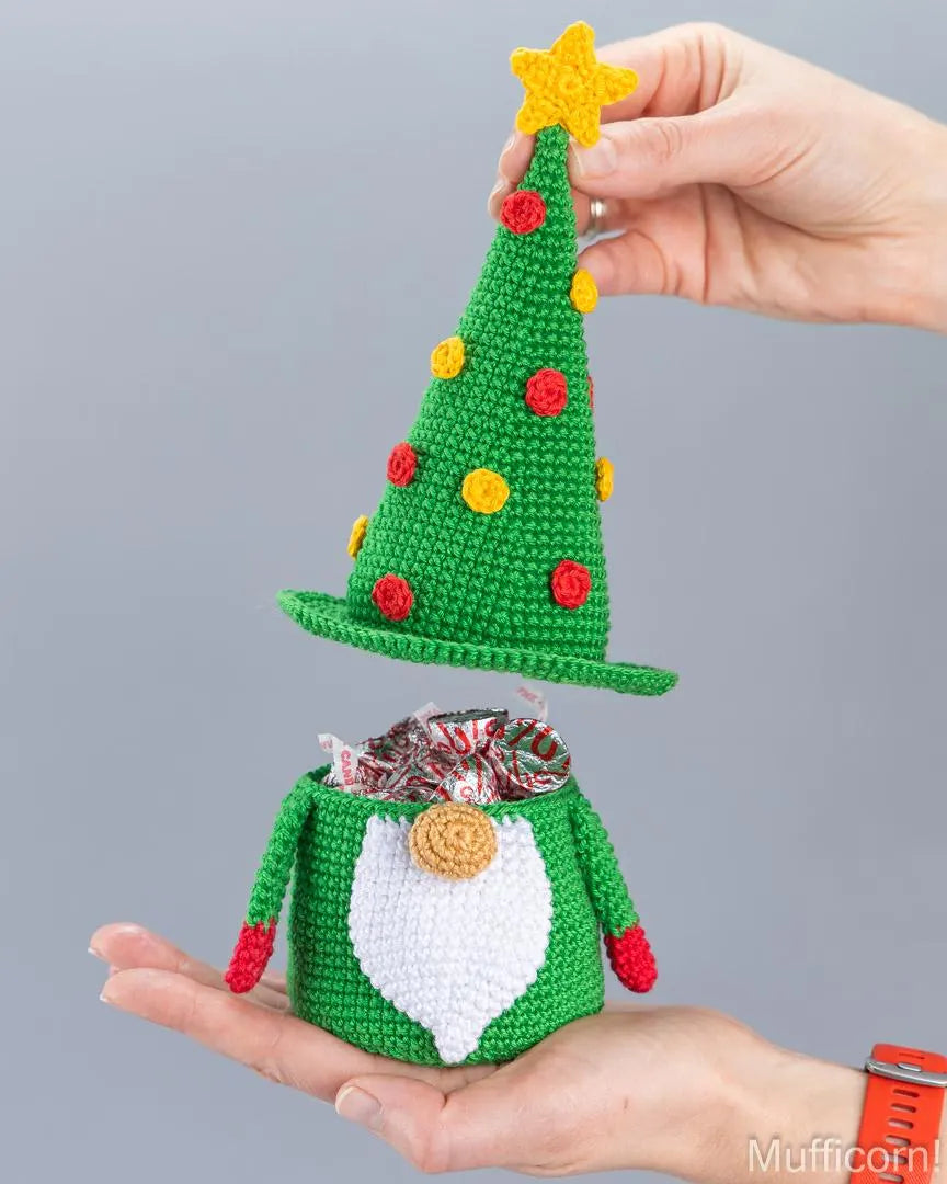 Christmas tree gnome Candy Keeper