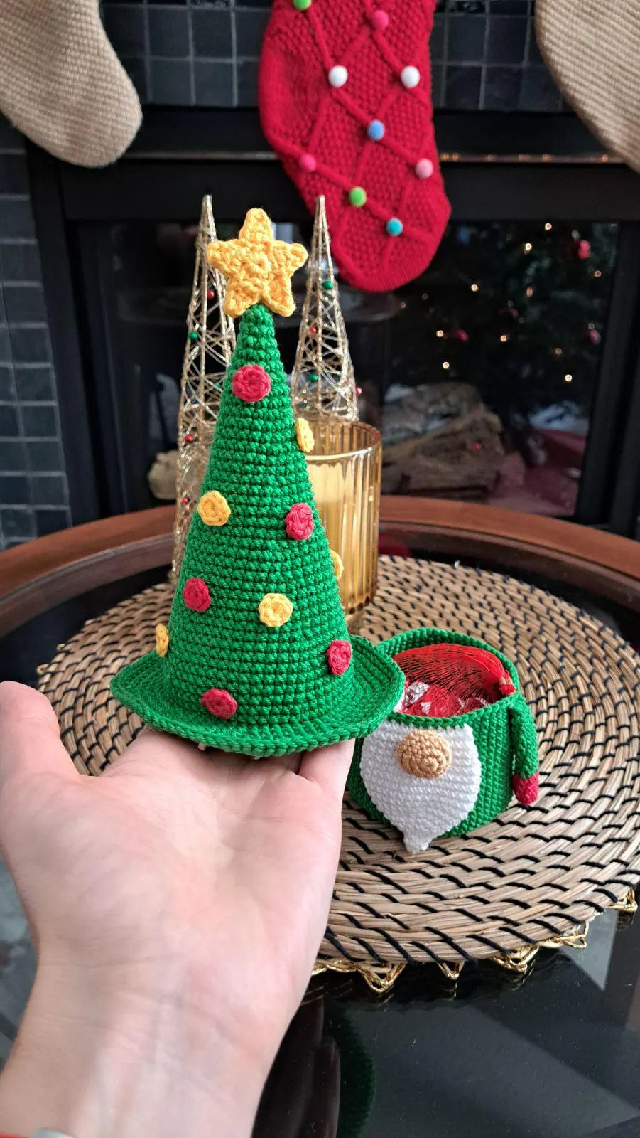 Christmas tree gnome Candy Keeper