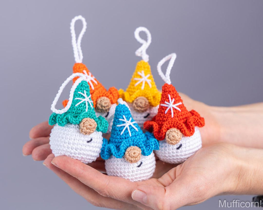 Snowflake Gnomes Keychains