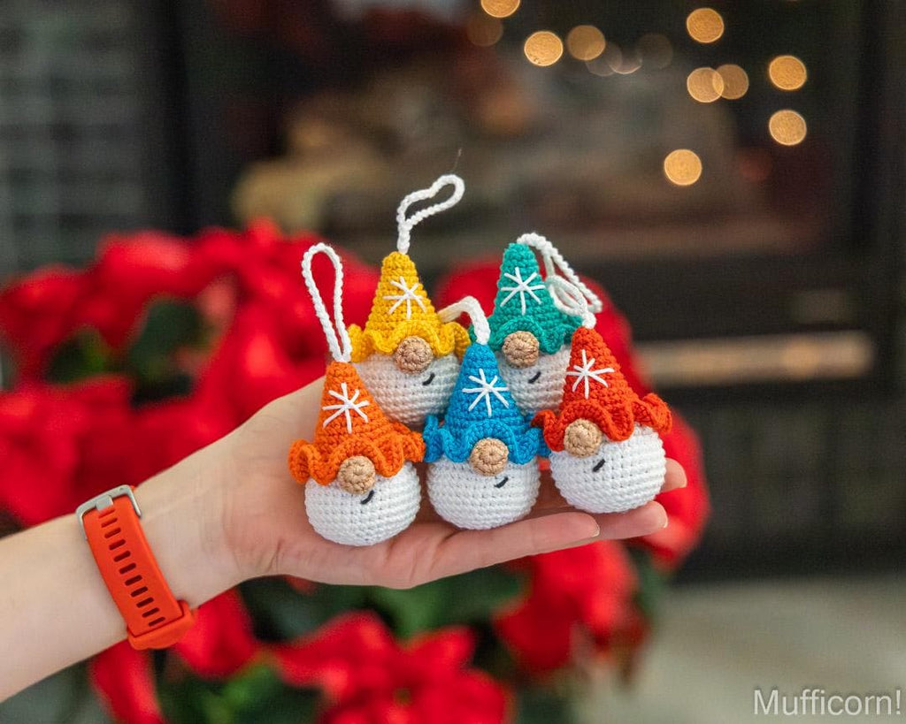 Snowflake Gnomes Keychains