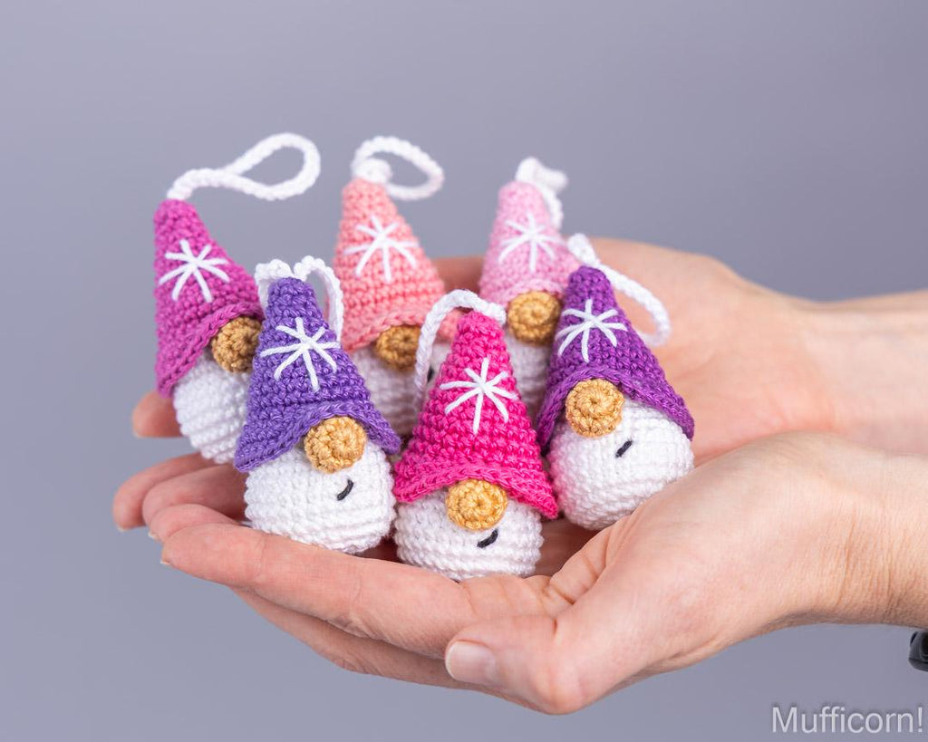 Snowflake Gnomes Ornaments