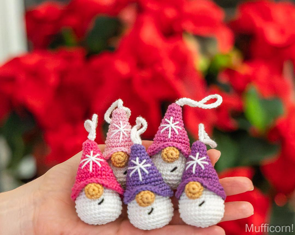 Snowflake Gnomes Ornaments