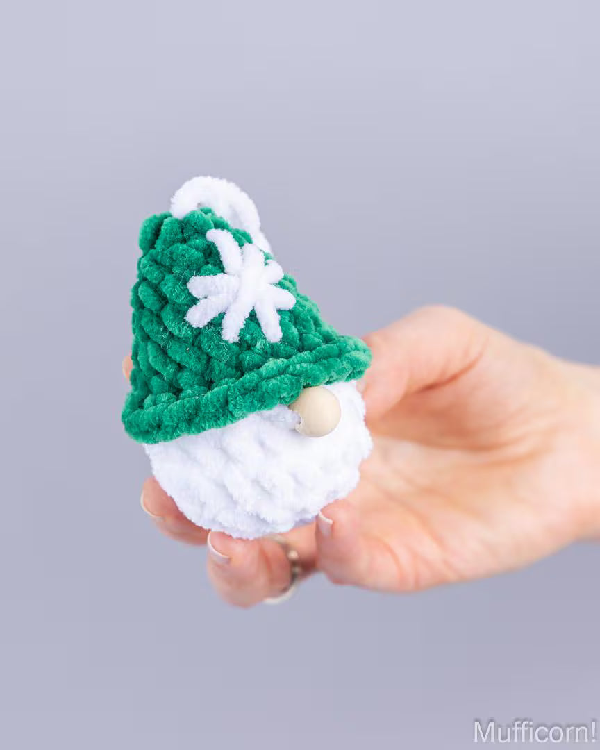 Plush Christmas gnome ornaments