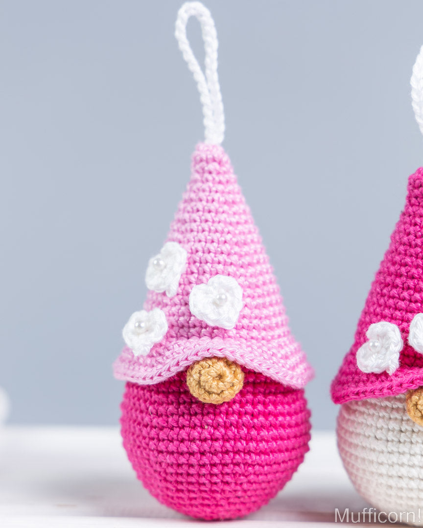 Valentine Heart Gnome Bag Charms