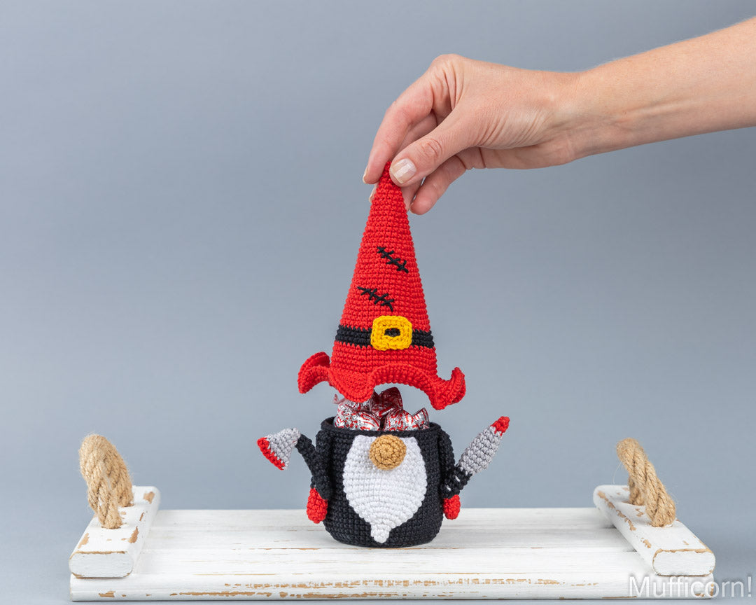Halloween Gnome Candy Keeper
