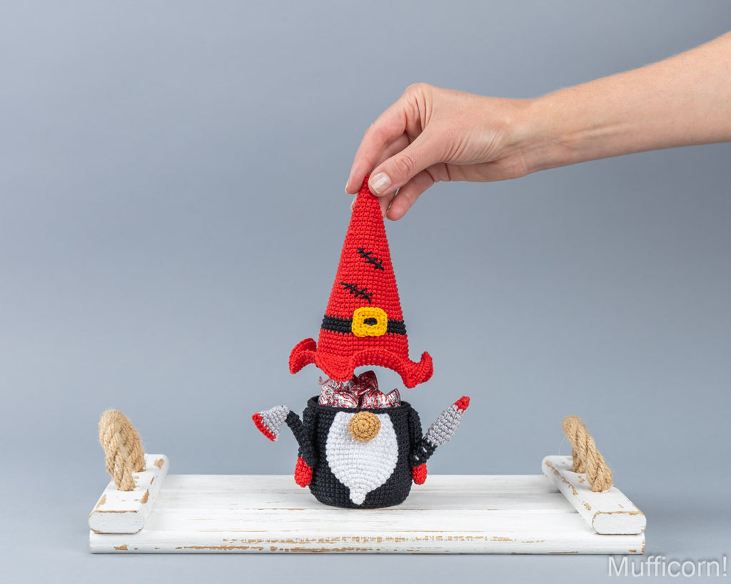 Halloween Gnome Candy Keeper