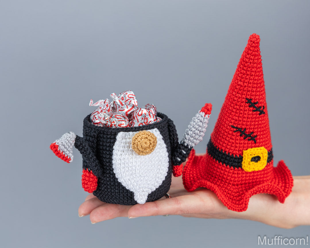 Halloween Gnome Candy Keeper
