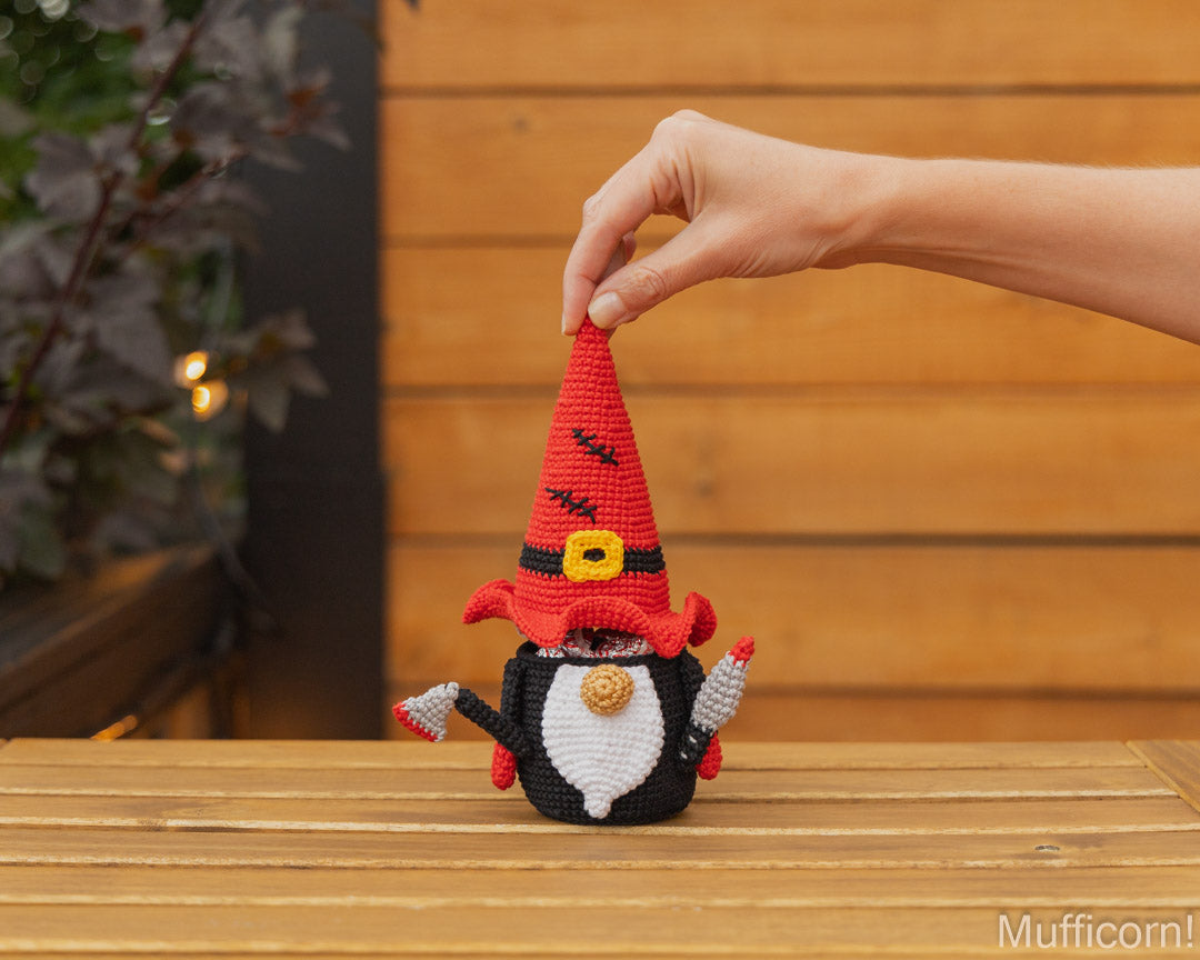 Halloween Gnome Candy Keeper
