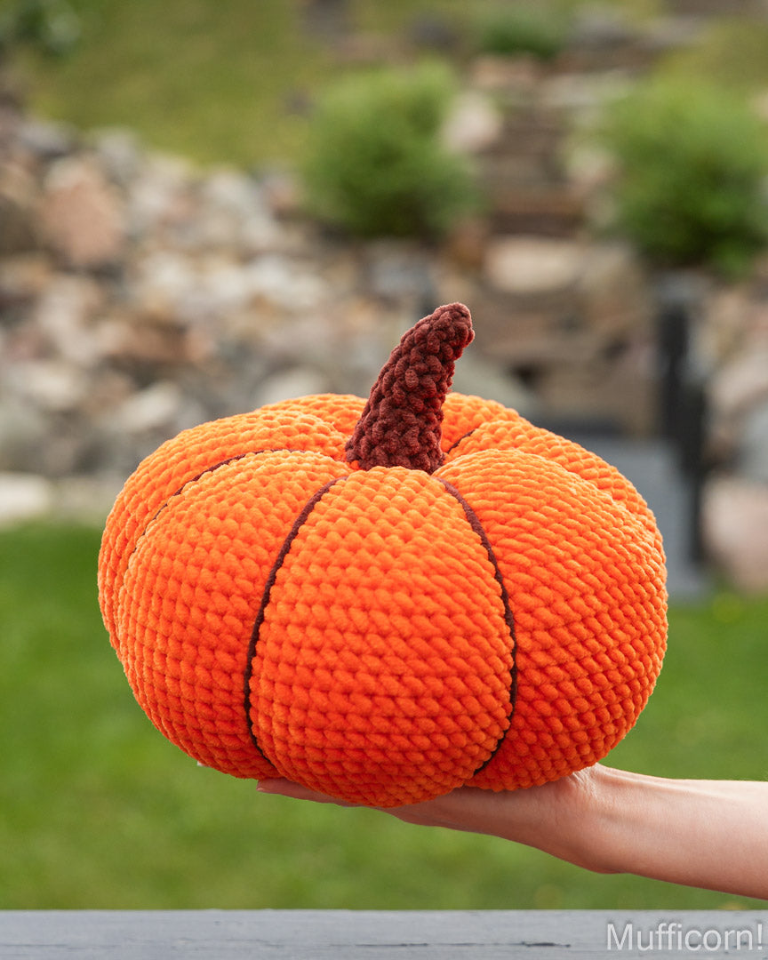 Large Plush Pumpkin