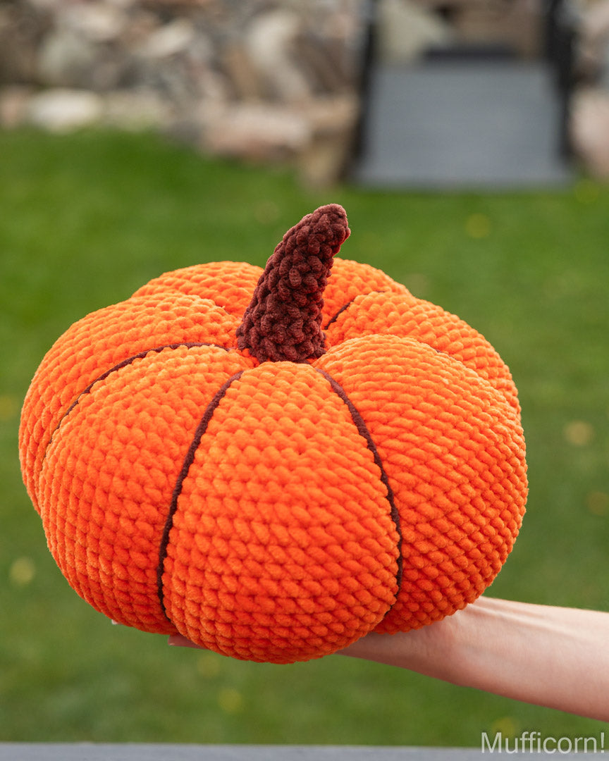 Large Plush Pumpkin