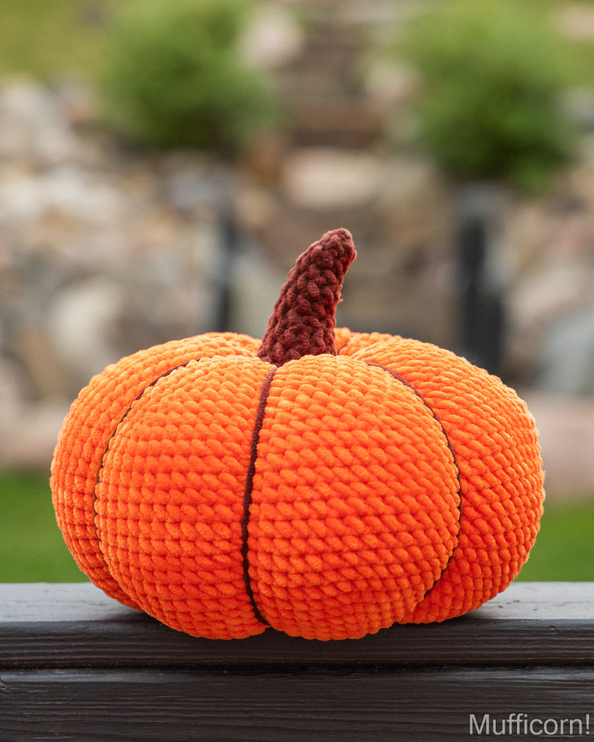 Large Plush Pumpkin