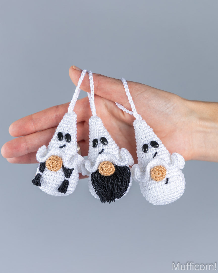 Halloween Ghost Gnome Keychains