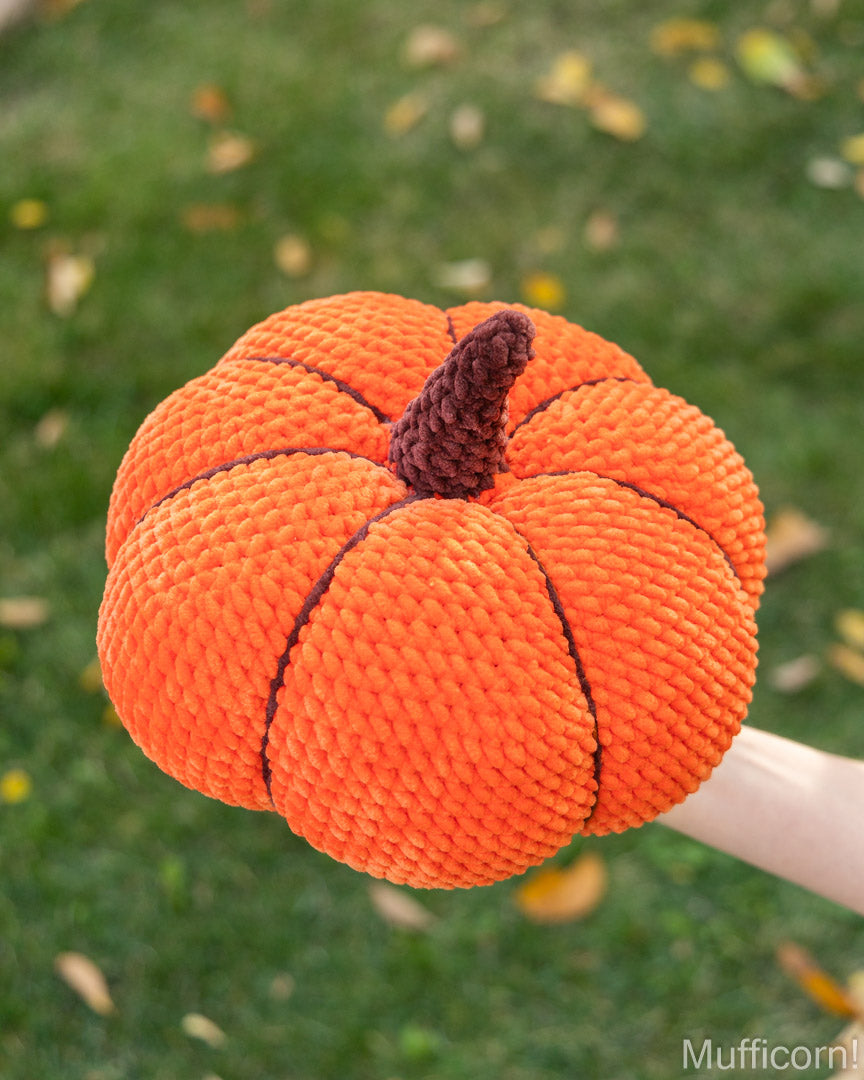 Large Plush Pumpkin